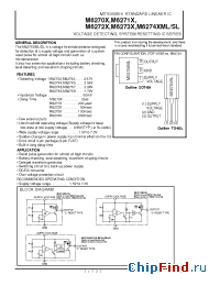 Datasheet M62702 manufacturer Mitsubishi