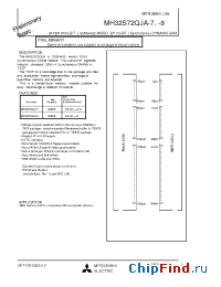 Datasheet MH32S72QJA-8 производства Mitsubishi