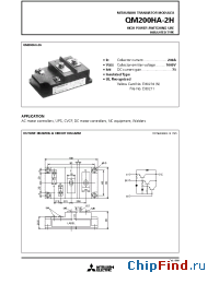 Datasheet QM200HA-2H manufacturer Mitsubishi