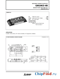 Datasheet QM20KD-HB manufacturer Mitsubishi