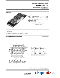 Datasheet QM30TB-24 manufacturer Mitsubishi