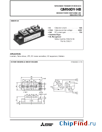 Datasheet QM50DY-HB manufacturer Mitsubishi