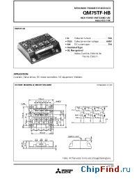 Datasheet QM75TF-HB manufacturer Mitsubishi