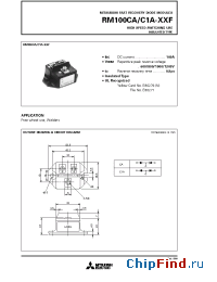 Datasheet RM100C1A-XXF manufacturer Mitsubishi