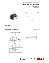 Datasheet RM100CA/C1A-XXF manufacturer Mitsubishi