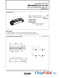 Datasheet RM100CZ-24 manufacturer Mitsubishi