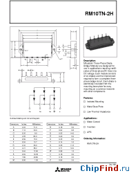 Datasheet RM10TN-2H manufacturer Mitsubishi