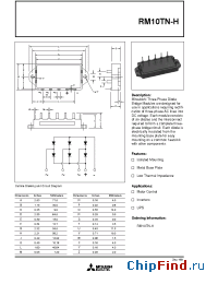 Datasheet RM10TN-H manufacturer Mitsubishi