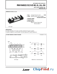 Datasheet RM150CZ-24 manufacturer Mitsubishi