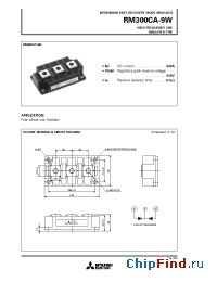 Datasheet RM300CA-9W manufacturer Mitsubishi