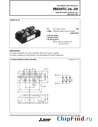 Datasheet RM30TC-24 manufacturer Mitsubishi