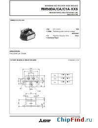 Datasheet RM50DA manufacturer Mitsubishi