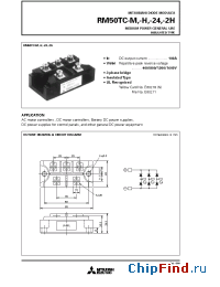 Datasheet RM50TC-24 manufacturer Mitsubishi