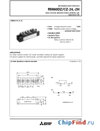 Datasheet RM60CZ manufacturer Mitsubishi