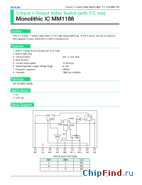 Datasheet MM1188 manufacturer Mitsumi