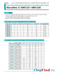 Datasheet MM1228XF manufacturer Mitsumi