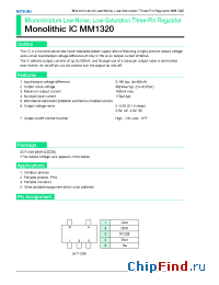 Datasheet MM13202.0N manufacturer Mitsumi