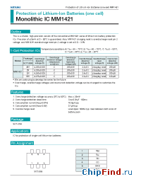 Datasheet MM1421 manufacturer Mitsumi