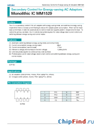 Datasheet MM1529 manufacturer Mitsumi