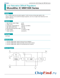 Datasheet MM159 manufacturer Mitsumi