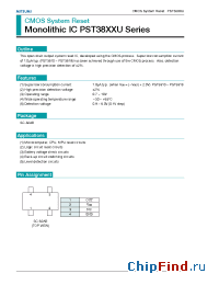 Datasheet PST38 manufacturer Mitsumi