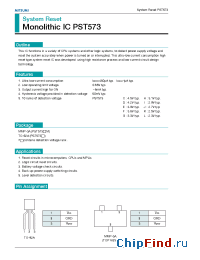 Datasheet PST573CM manufacturer Mitsumi