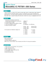 Datasheet PST591DM manufacturer Mitsumi