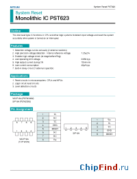 Datasheet PST623XS manufacturer Mitsumi