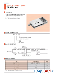 Datasheet TPS39-J02 manufacturer Mitsumi