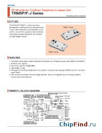 Datasheet TRM5F-J manufacturer Mitsumi