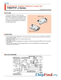 Datasheet TRM7F-J manufacturer Mitsumi