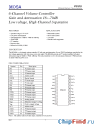 Datasheet MS6266 manufacturer MOSA