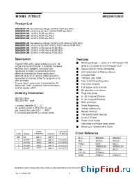Datasheet MSU2031C16 manufacturer Mosel