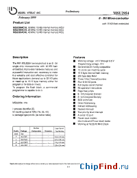 Datasheet MSU2954C16 manufacturer Mosel