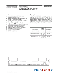 Datasheet V436516R04VLTG-10PC производства Mosel