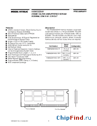 Datasheet V436532Z04VASG-75 manufacturer Mosel