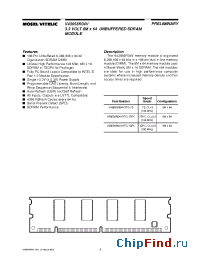 Datasheet V43658R04VXTG-10PC manufacturer Mosel