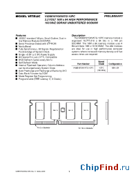 Datasheet V436616Y24VATG-10PC manufacturer Mosel