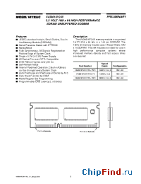 Datasheet V436616Y24VXXG-10PC manufacturer Mosel