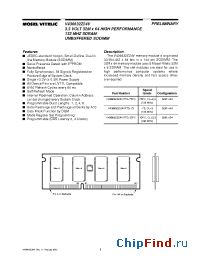 Datasheet V436632Z24VXTG-75PC manufacturer Mosel