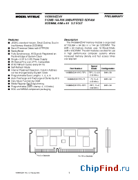 Datasheet V436664Z24VG-10PC manufacturer Mosel