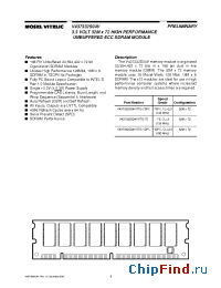 Datasheet V437332S04VXTG-10PC manufacturer Mosel