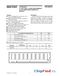 Datasheet V437432S24VXTG-10PC manufacturer Mosel