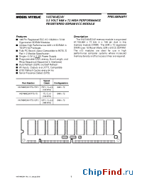Datasheet V437464E24VXTG-75 manufacturer Mosel