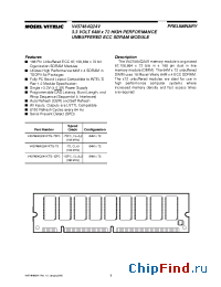Datasheet V437464Q24V manufacturer Mosel