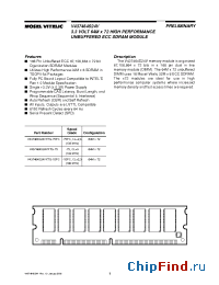 Datasheet V437464S24V manufacturer Mosel