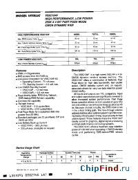 Datasheet V53C104FP80L manufacturer Mosel