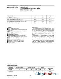 Datasheet V53C365165A manufacturer Mosel