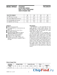 Datasheet V53C8256H-50L производства Mosel