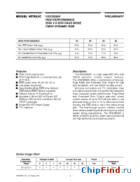 Datasheet V53C8258HP45 manufacturer Mosel